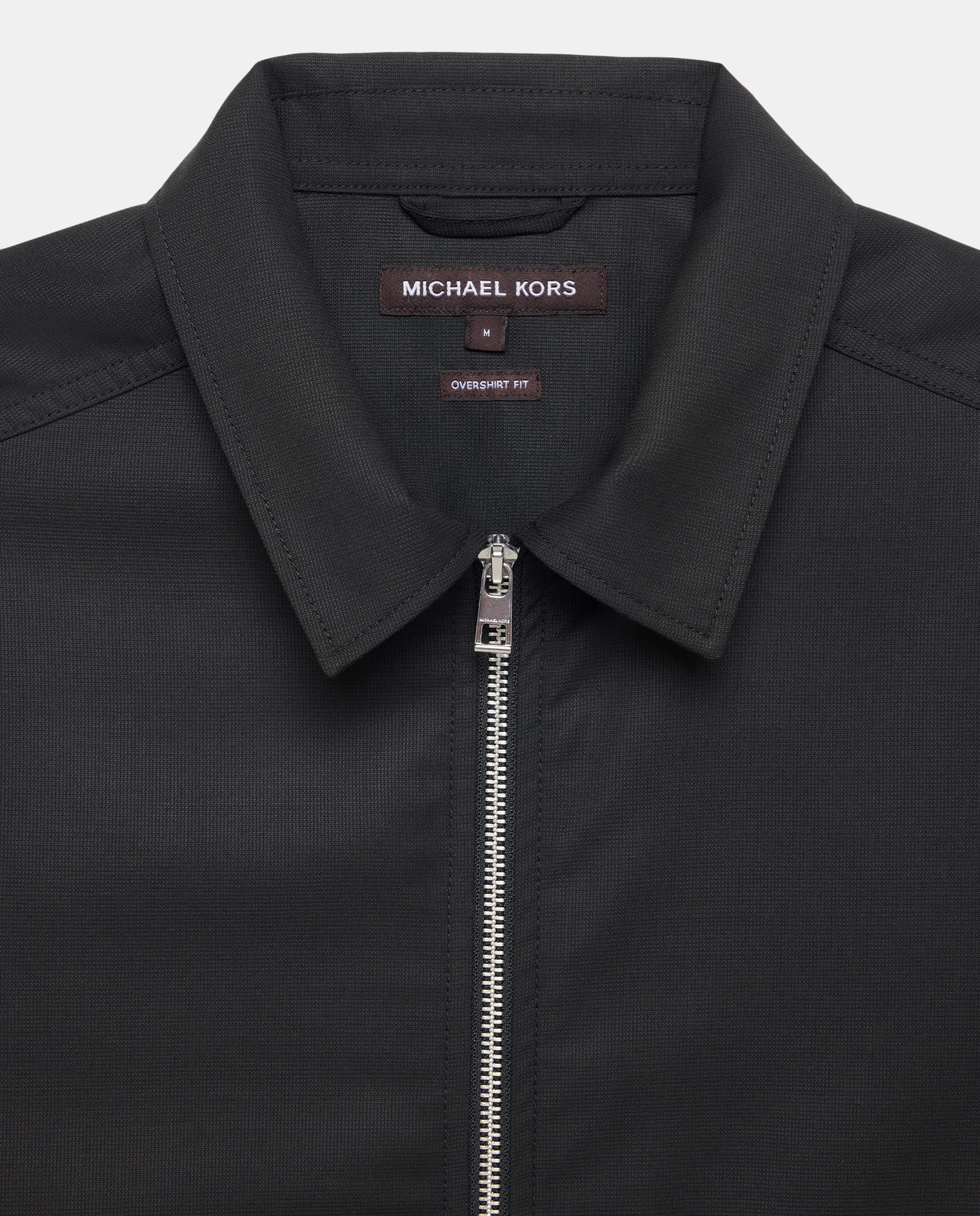 Sobrecamisa de Qualidade Técnica com Fecho de Correr Preto-2