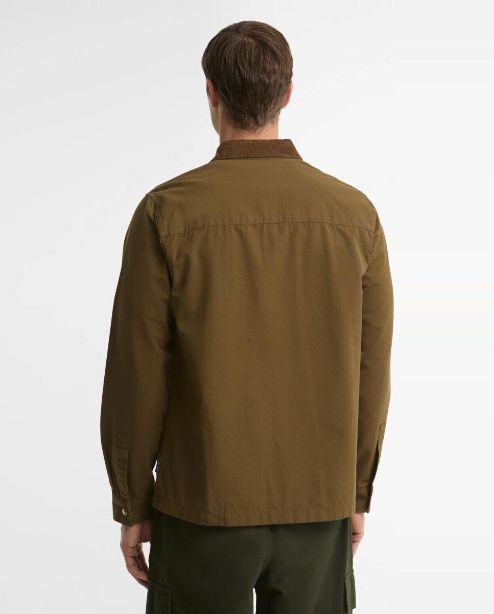 Camisa de hombre lisa con corchetes - Barbour - Marrón claro Marrón claro-2