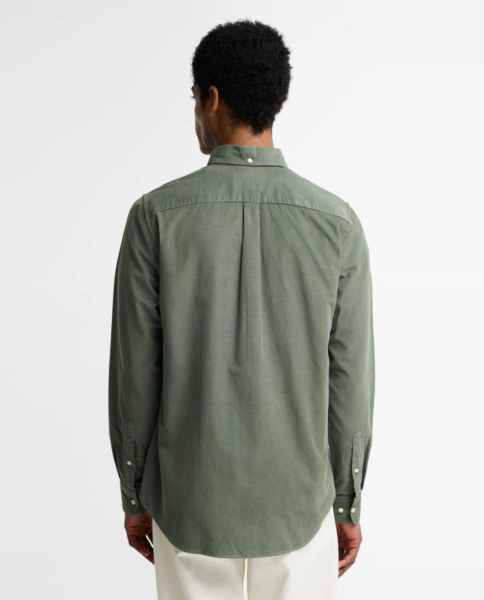 Imagen 2 de Camisa lisa de hombre con botones - Barbour - Verde claro Verde claro