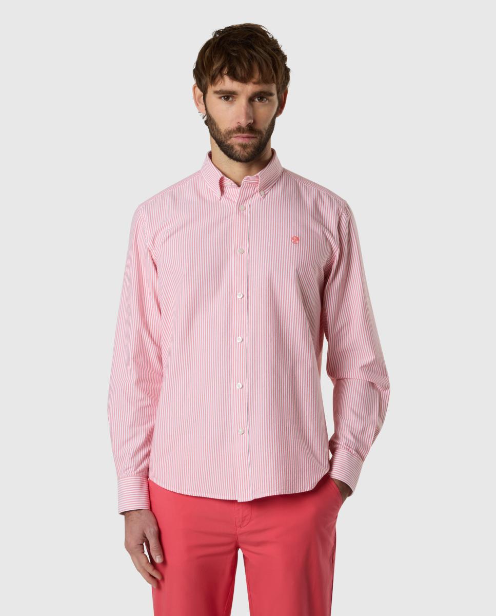 Imagem 0 de Camisa Oxford com Botão no Colarinho