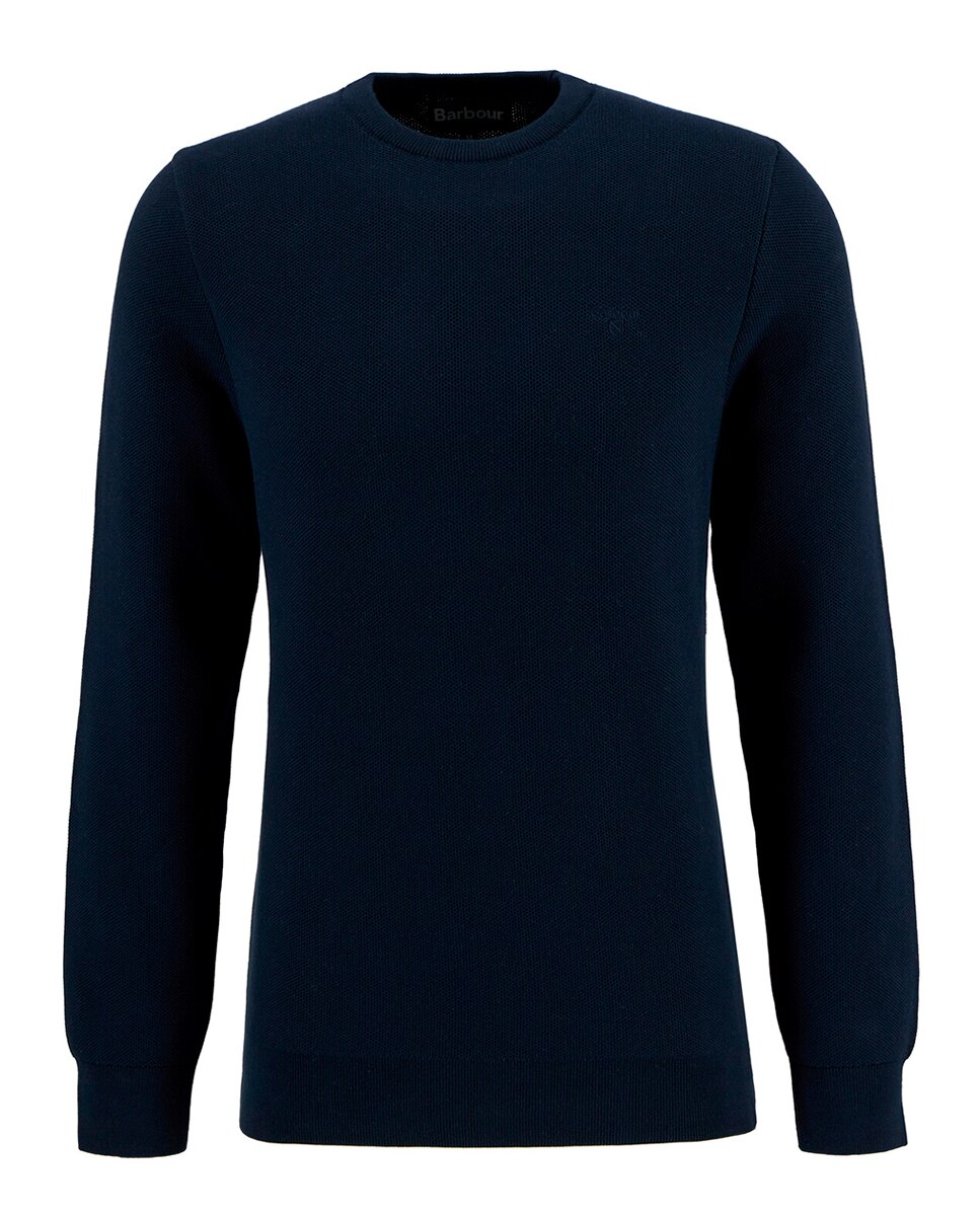 Jersey de hombre de manga larga y liso - Barbour - Azul marino Azul marino-5