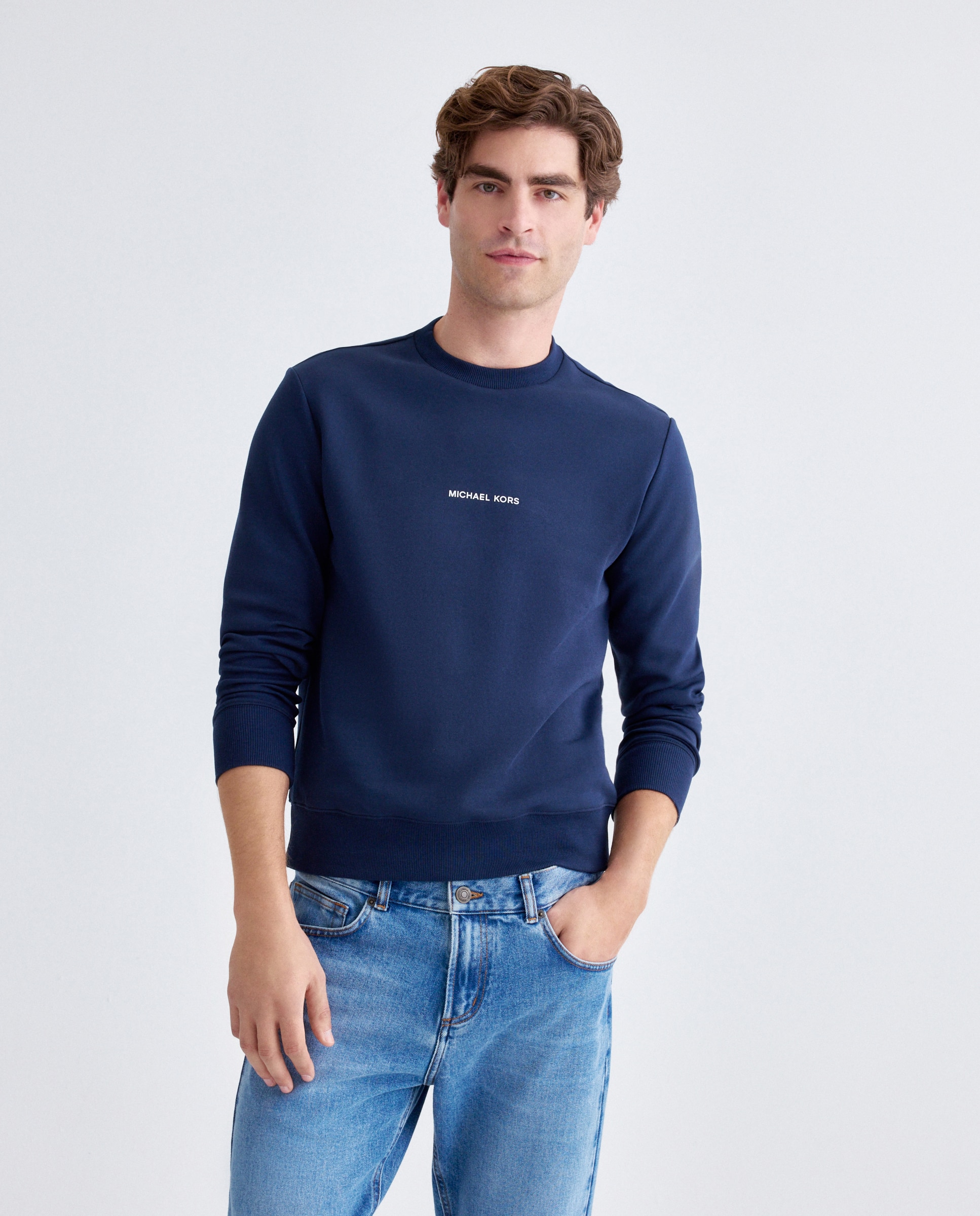 Imagem 0 de Sweatshirt com Logótipo à Frente e Estampado Atrás