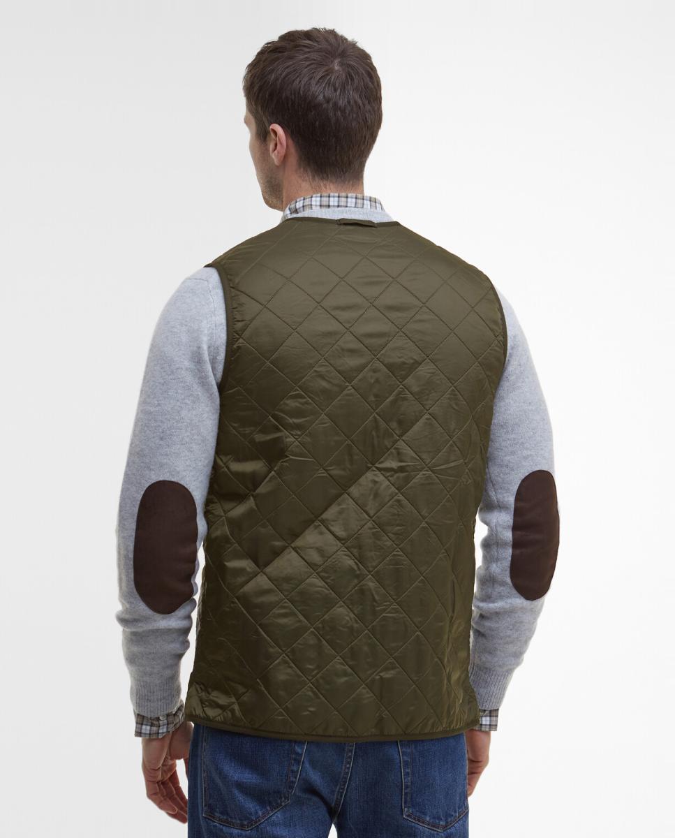 Imagen 2 de Chaleco de abrigo de hombre acolchado con cierre de cremallera - Barbour - Verde oscuro Verde oscuro