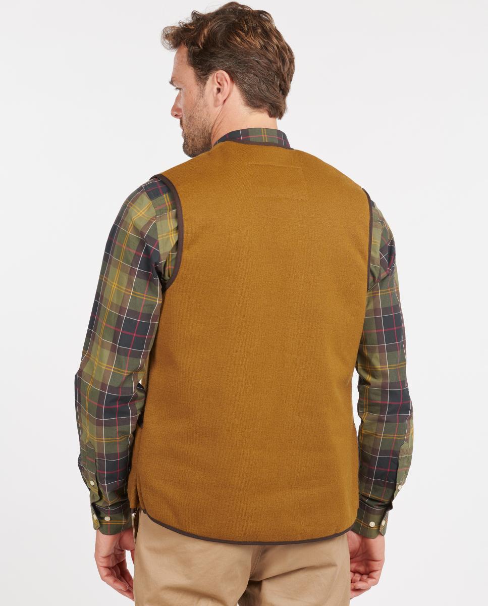 Imagen 2 de Chaleco de hombre con cremallera en marrón - Barbour - Marrón oscuro Marrón oscuro