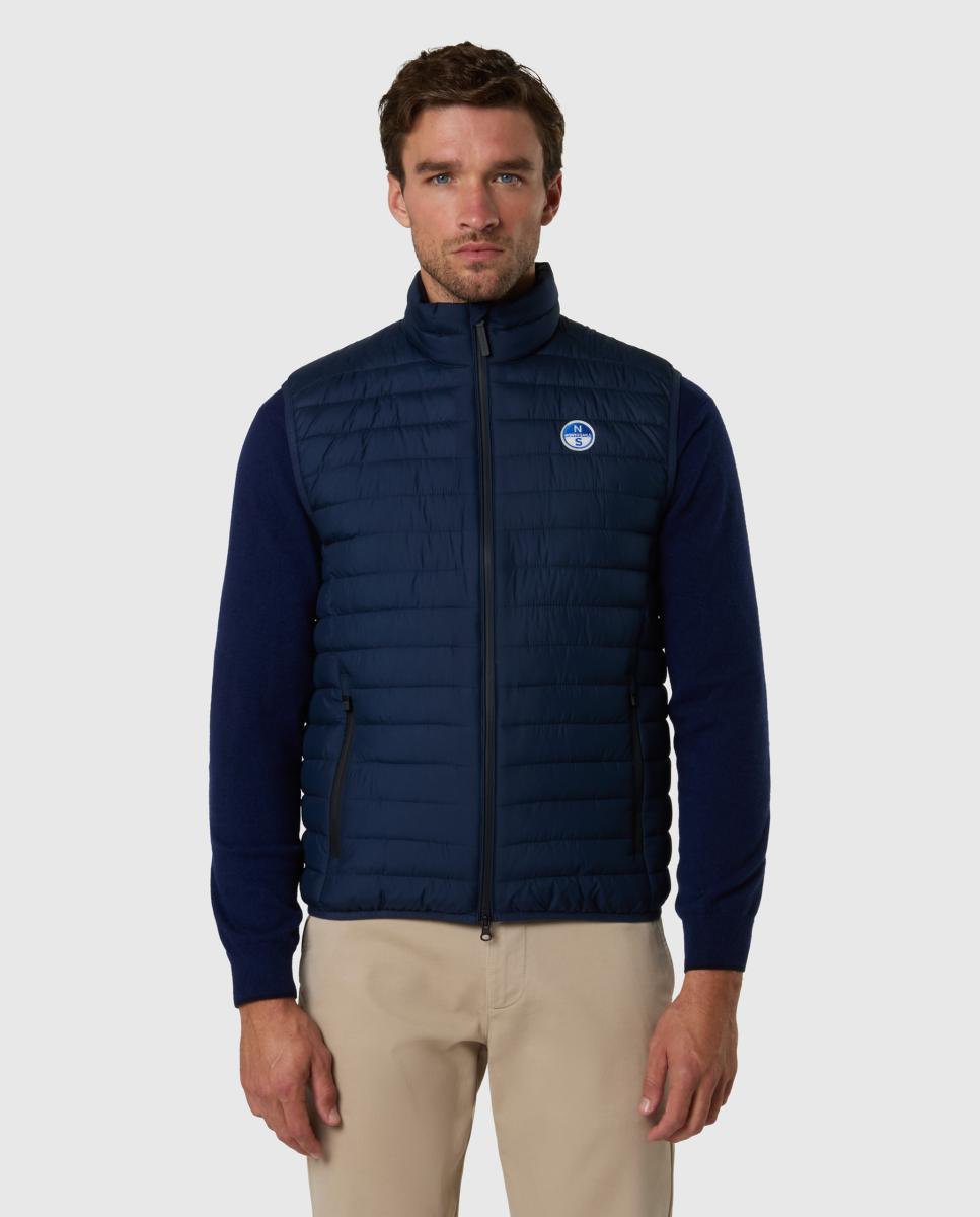 Chaleco de hombre guateado ultraligero - North Sails - Azul marino Azul marino-1