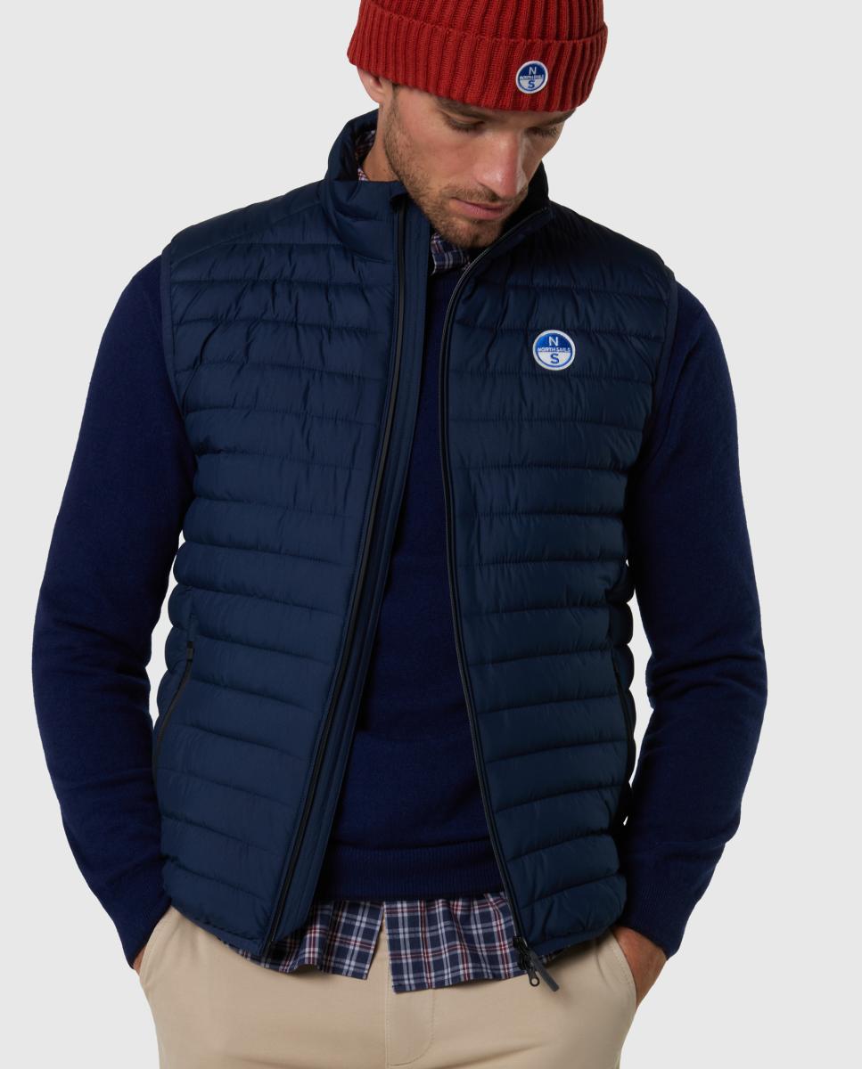 Chaleco de hombre guateado ultraligero - North Sails - Azul marino Azul marino-3