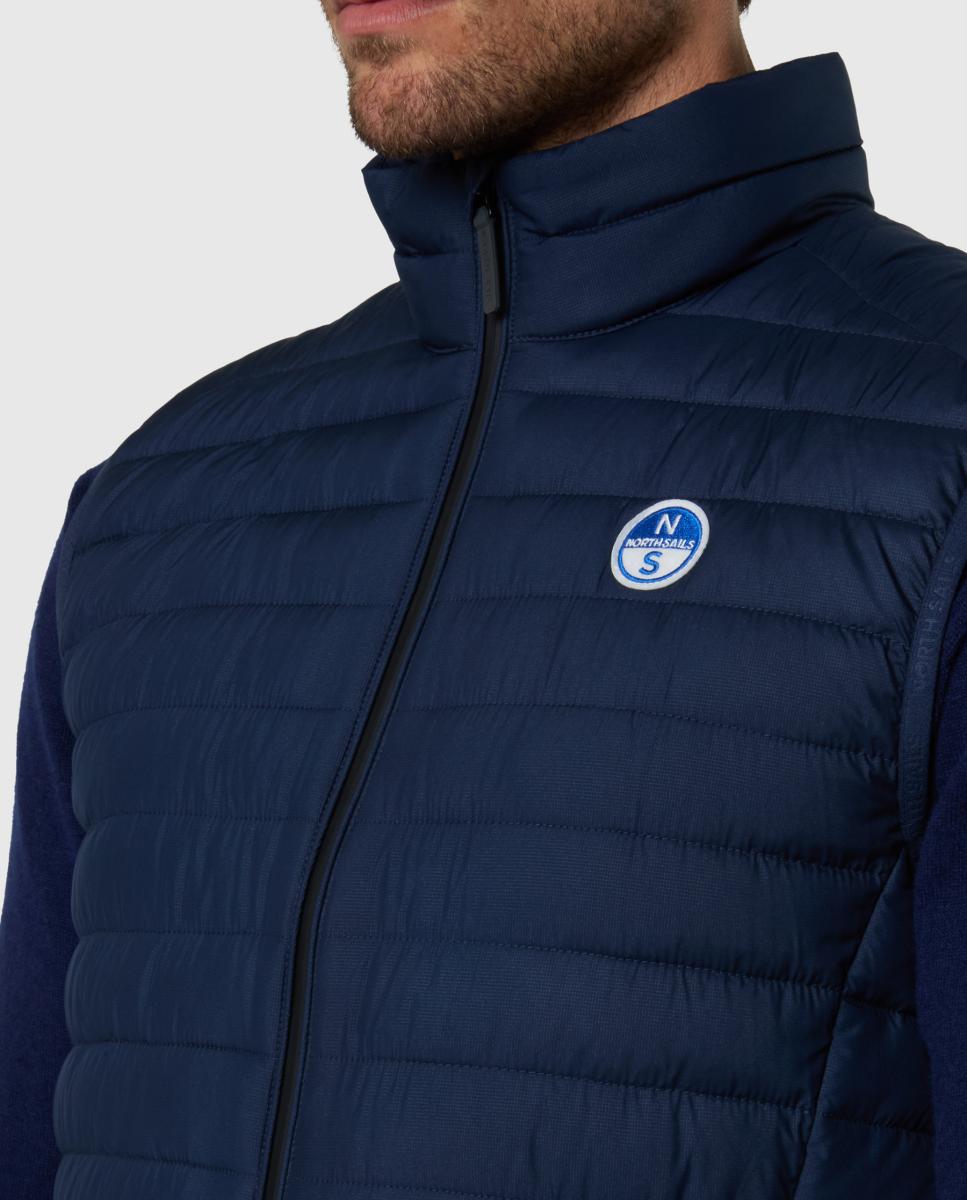 Chaleco de hombre guateado ultraligero - North Sails - Azul marino Azul marino-4