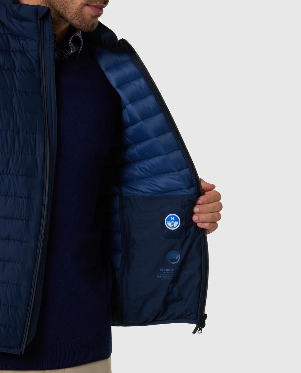 Chaleco de hombre guateado ultraligero - North Sails - Azul marino Azul marino-5