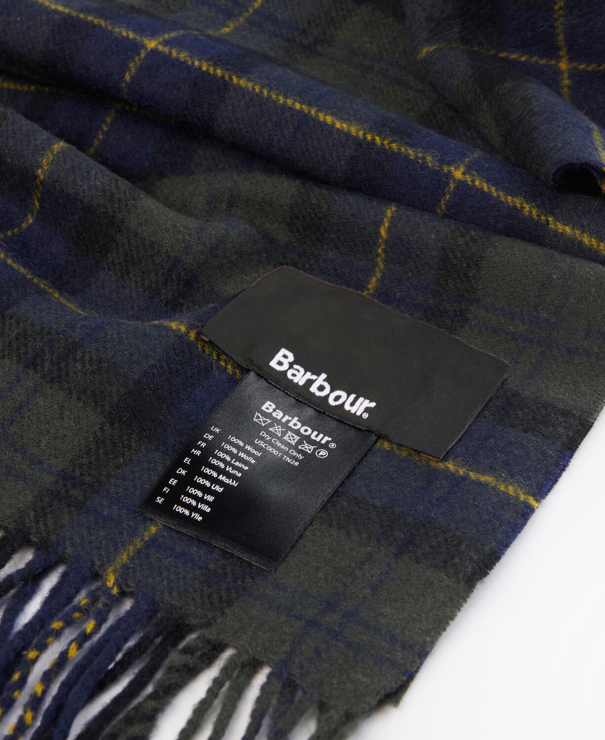 Bufanda de lana de hombre - Barbour - Marrón Marrón-3