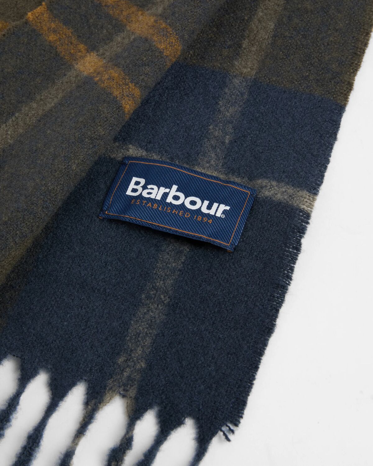 Imagen 4 de Bufanda de lana de hombre - Barbour - Azul Azul