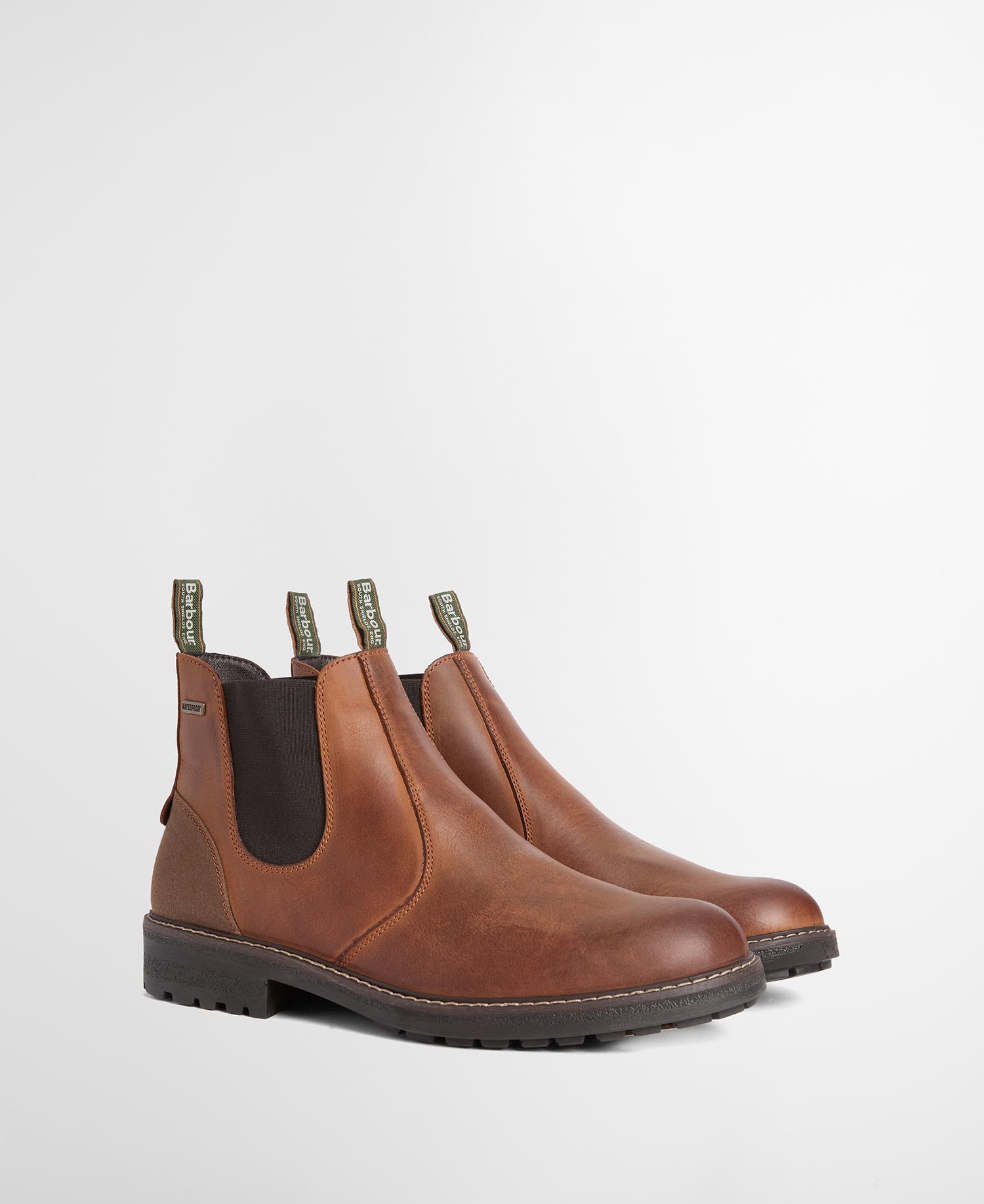 Imagen 2 de Botas de hombre tipo chelsea de piel impermeable - Barbour - Marrón Marrón