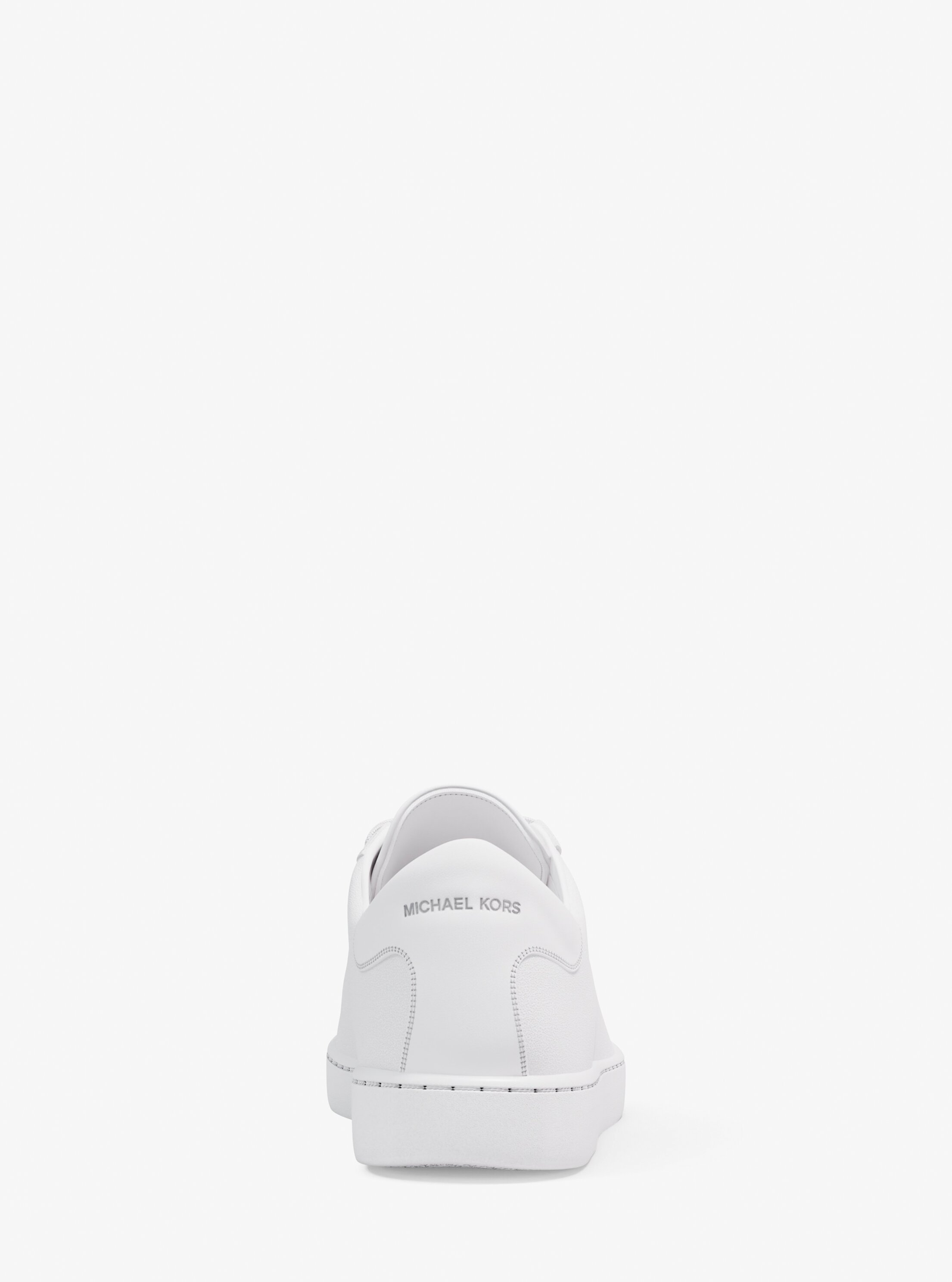 Zapatilla de hombre Reign en piel con detalle de logo grabado en el lateral exterior - Michael Kors - Blanco Blanco-4