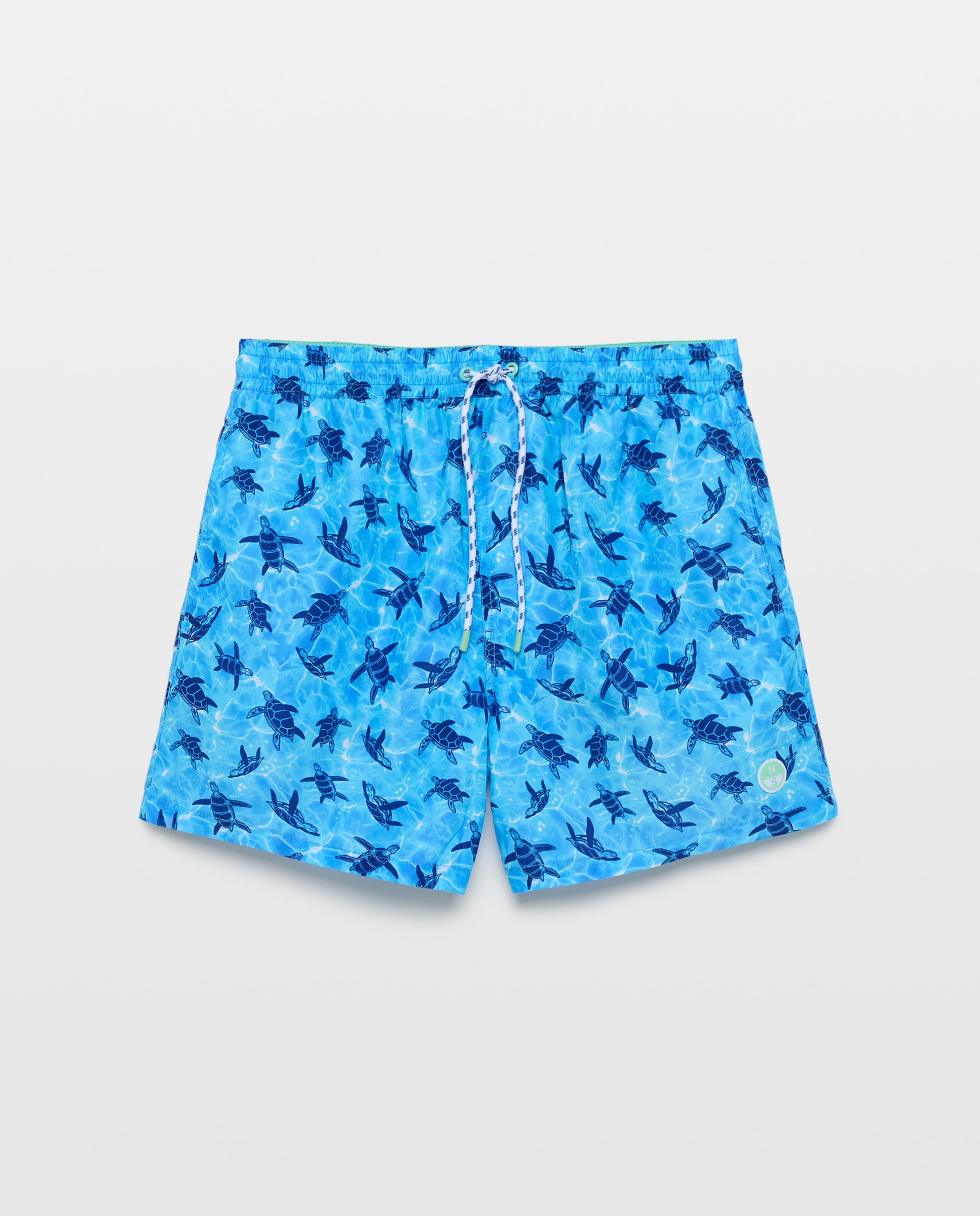 Calções de Banho Médios 38 cm Repreve Azul-1