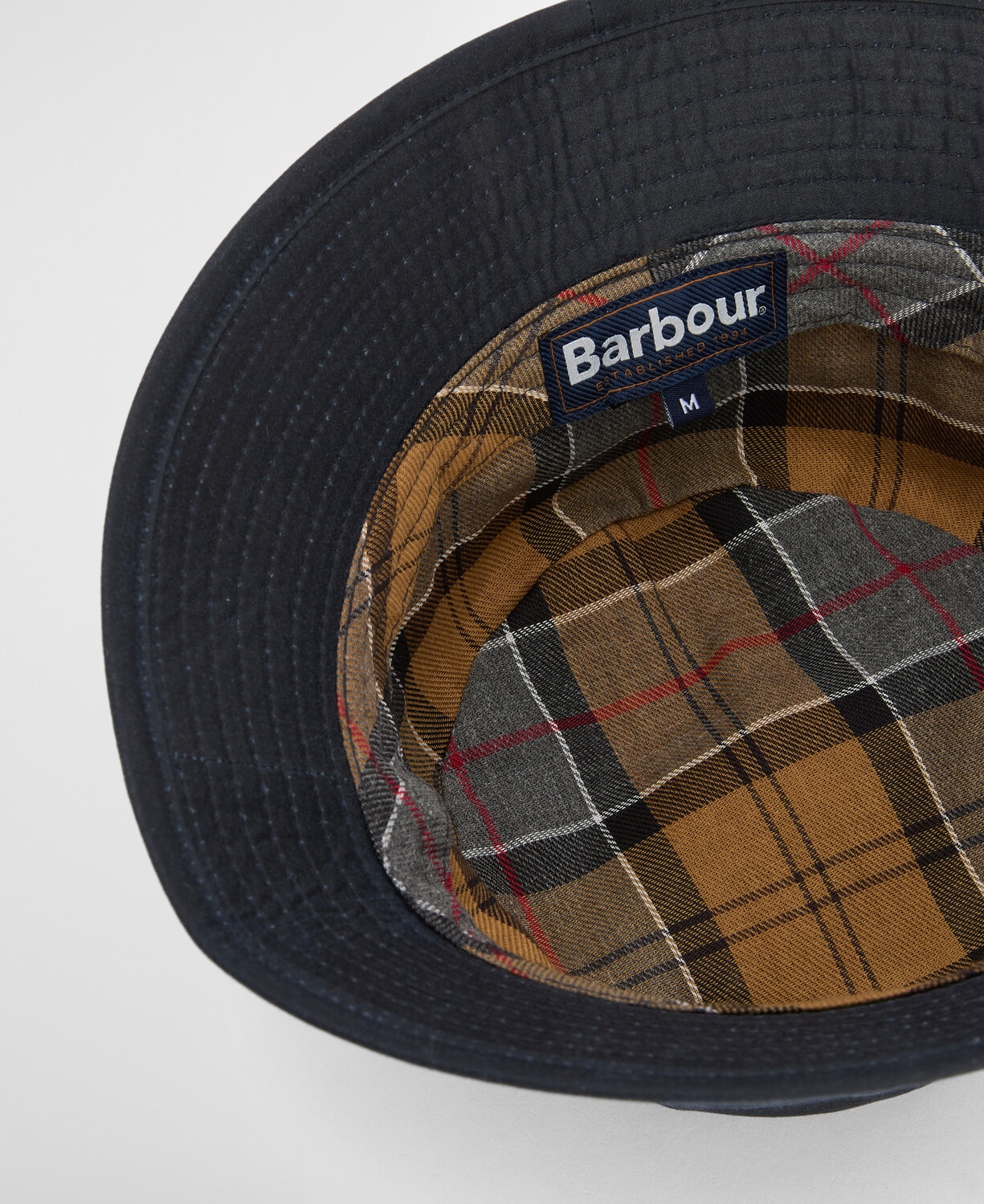 Imagen 6 de Gorro pescador de hombre de algodón con forro de tartán - Barbour - Azul marino Azul marino