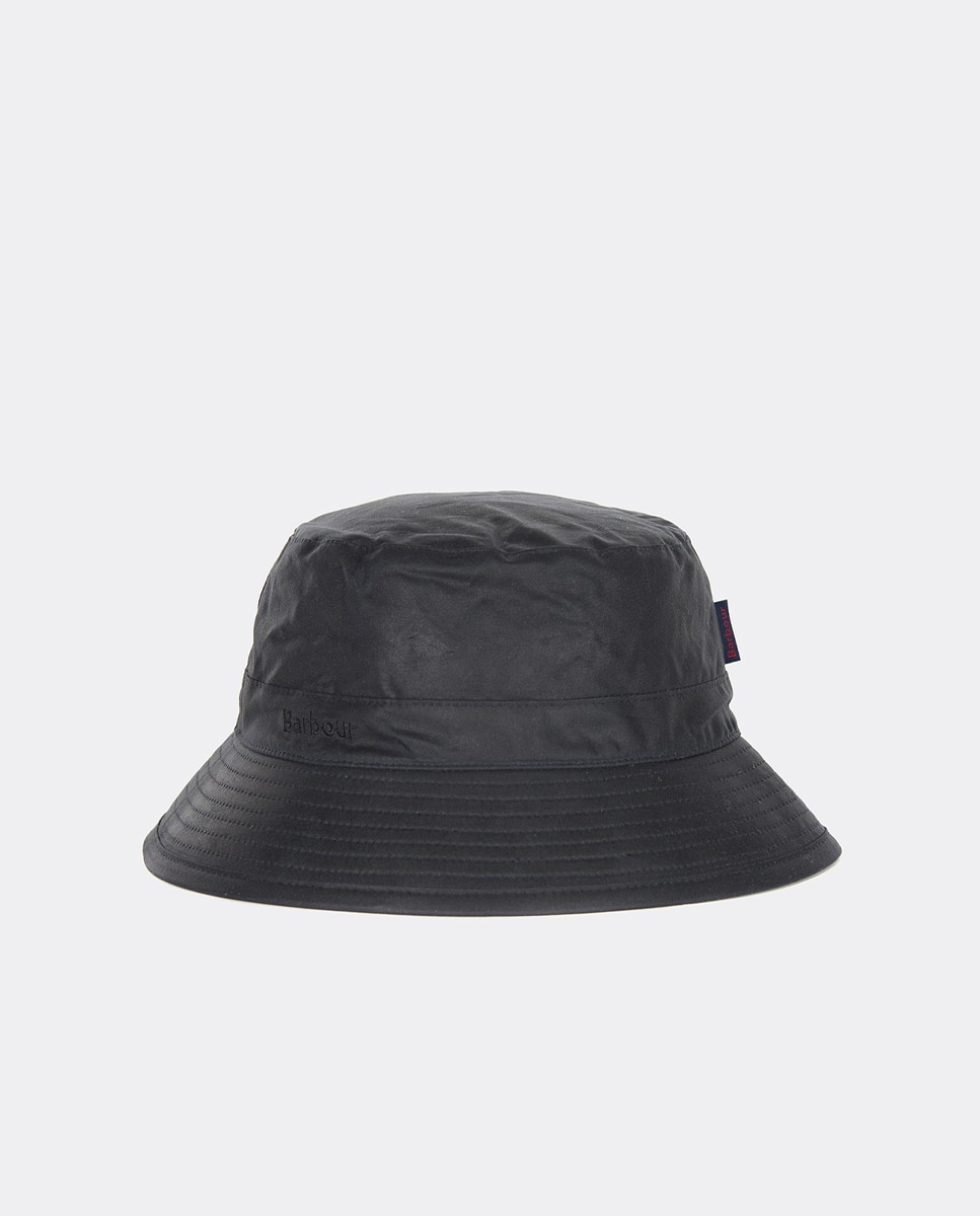 Imagen 7 de Gorro pescador de hombre de algodón con forro de tartán - Barbour - Azul marino Azul marino