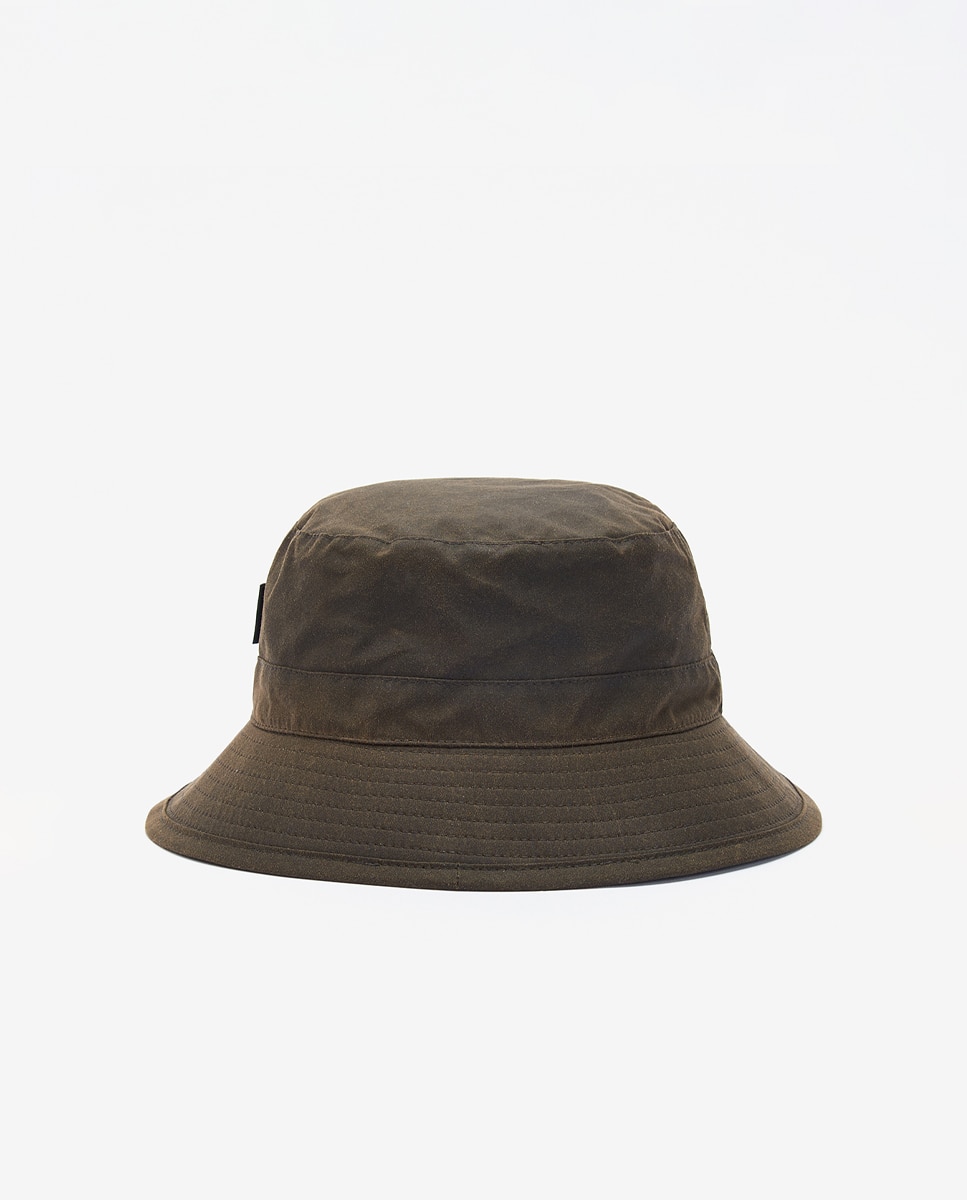 Imagen 7 de Gorro pescador de hombre de algodón con forro de tartán - Barbour - Verde claro Verde claro