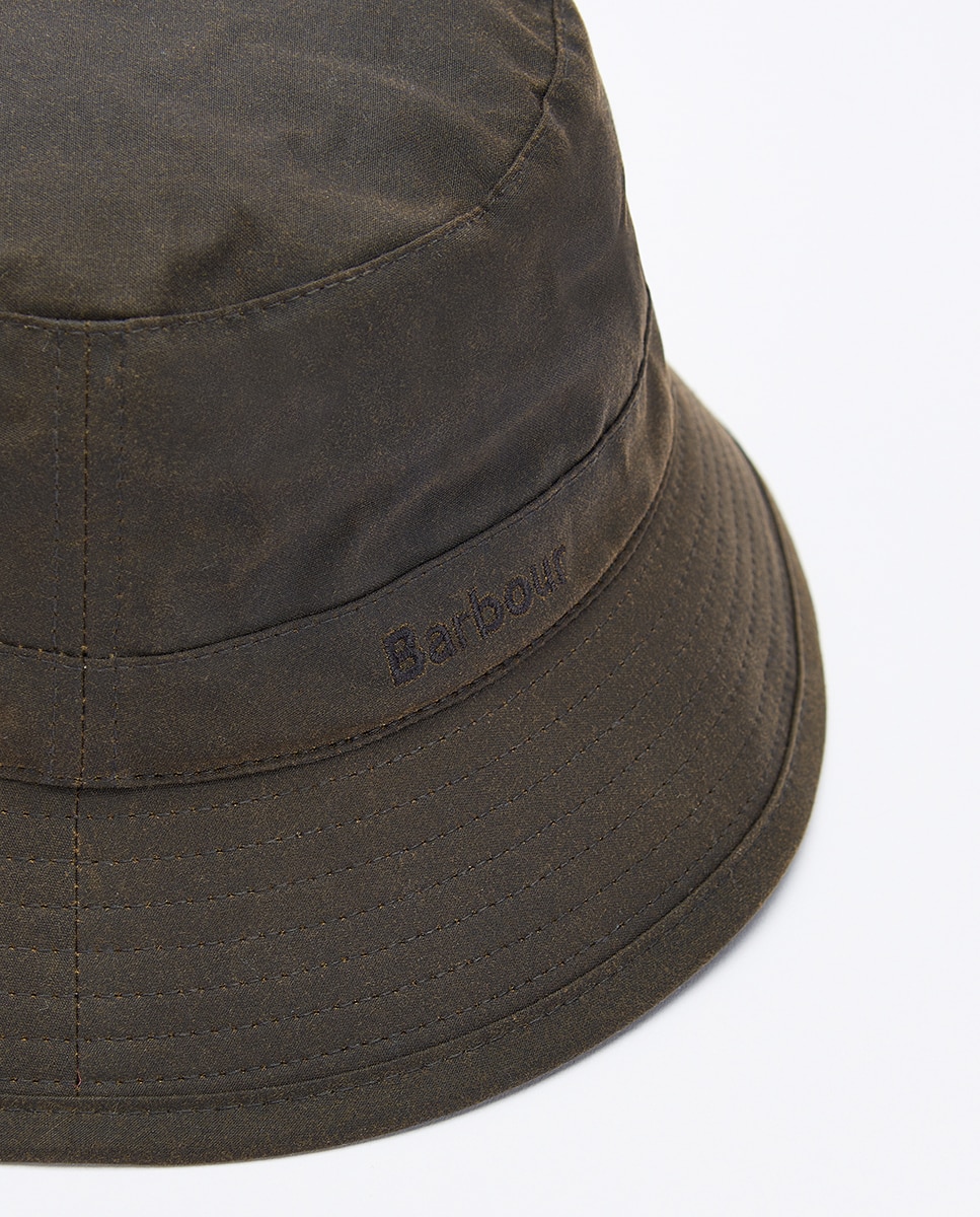 Imagen 9 de Gorro pescador de hombre de algodón con forro de tartán - Barbour - Verde claro Verde claro