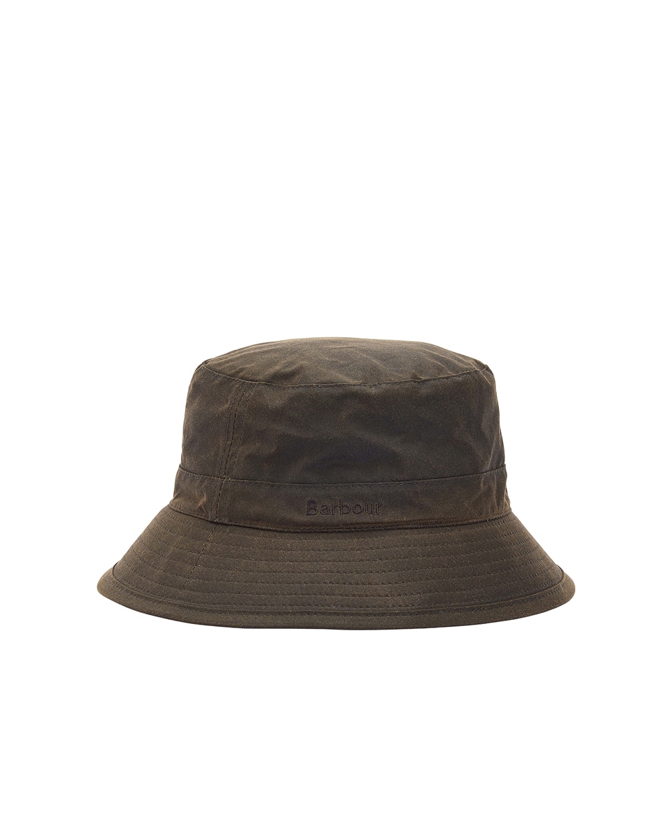 Imagen 10 de Gorro pescador de hombre de algodón con forro de tartán - Barbour - Verde claro Verde claro