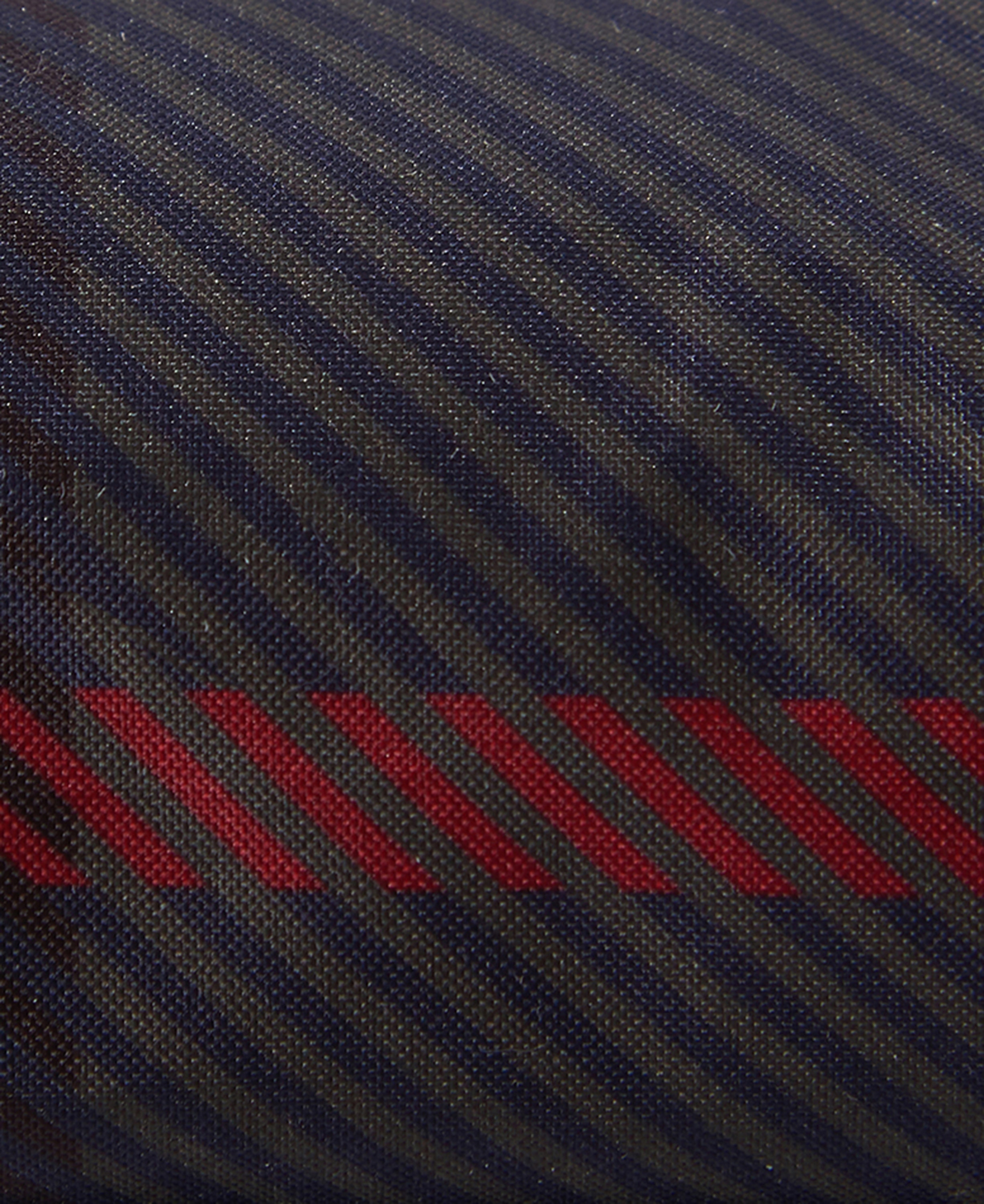 Imagen 4 de Paraguas de diseño tartán y mango en U - Barbour - Marrón oscuro Marrón oscuro