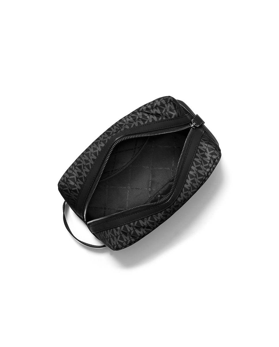 Nécessaire de Nylon com Estampado de Logótipos Preto-2