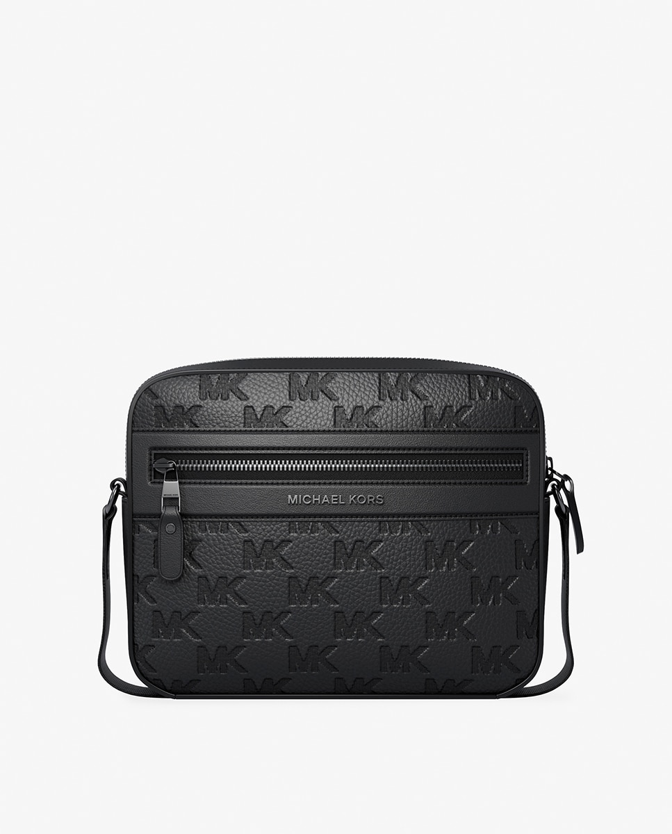 Imagem 0 de Mala a Tiracolo em Pele com Logótipos Gravados MK