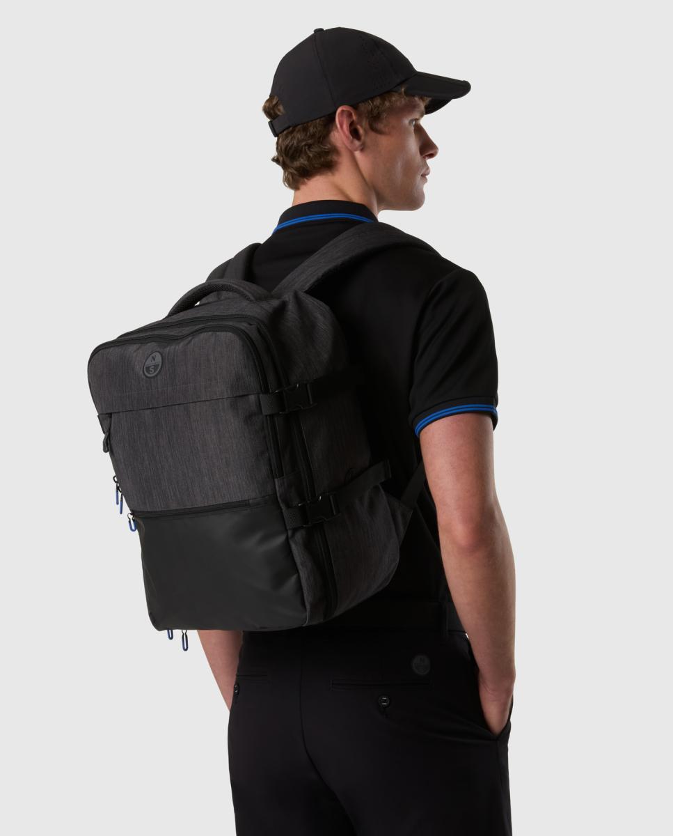 Mochila Técnica Unissexo com Fecho de Correr Cinzento-escuro-4