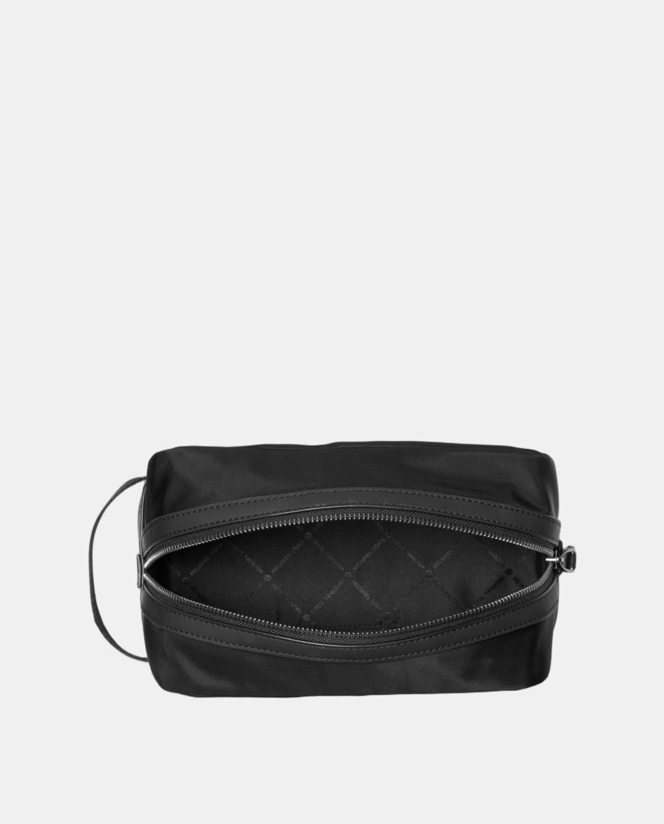 Nécessaire de Nylon Liso Preto-3