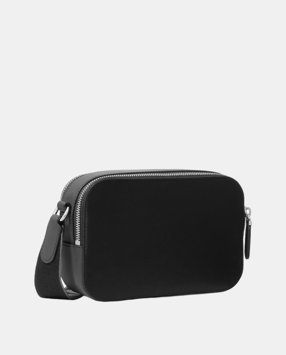 Bandolera de hombre dos cremalleras lisa - Michael Kors - Negro Negro-3