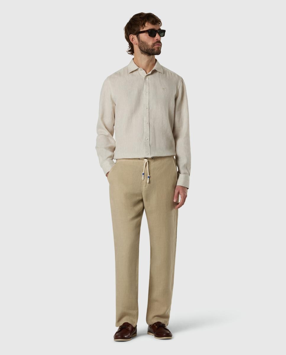 Imagem 0 de Calças Chino em Popelina Elástica