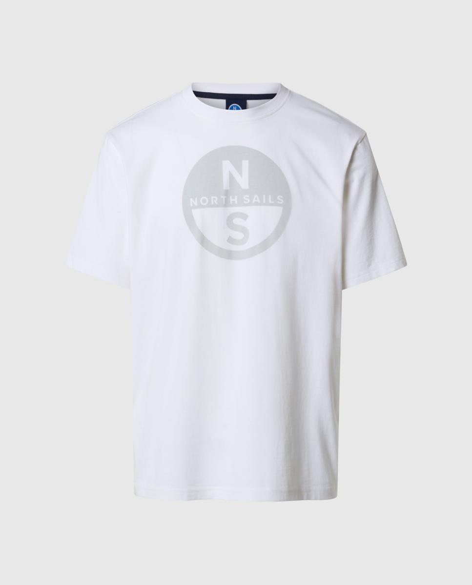 Imagem 0 de T-shirt com Gola Redonda e Manga Curta