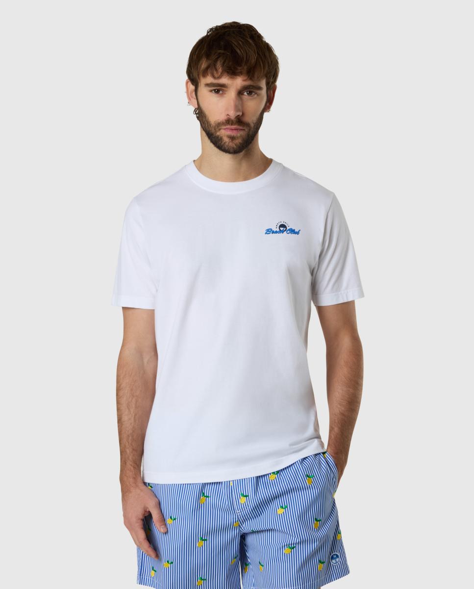 Imagem 0 de T-shirt com Gola Redonda e Manga Curta