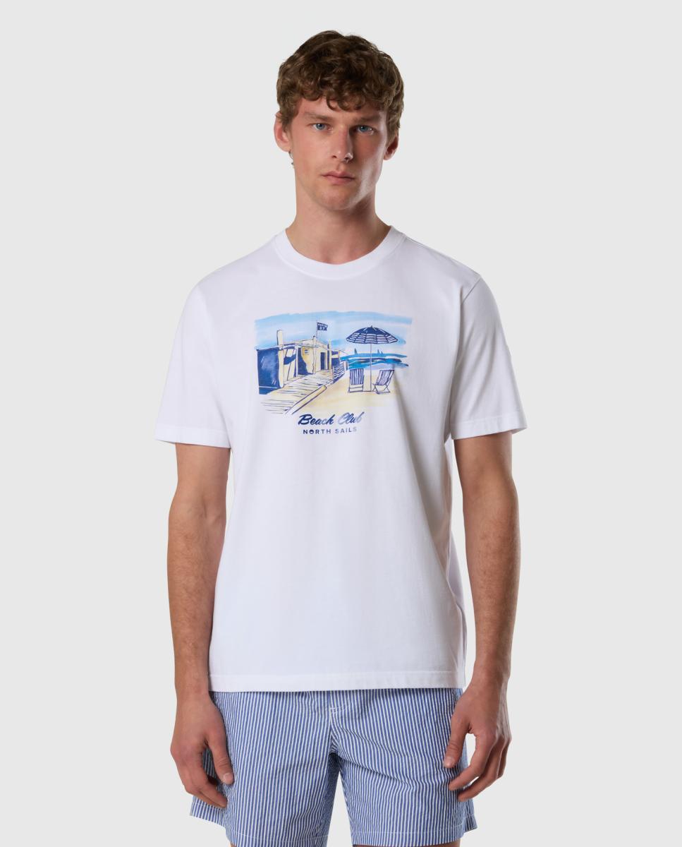 Imagem 0 de T-shirt com Gola Redonda e Manga Curta