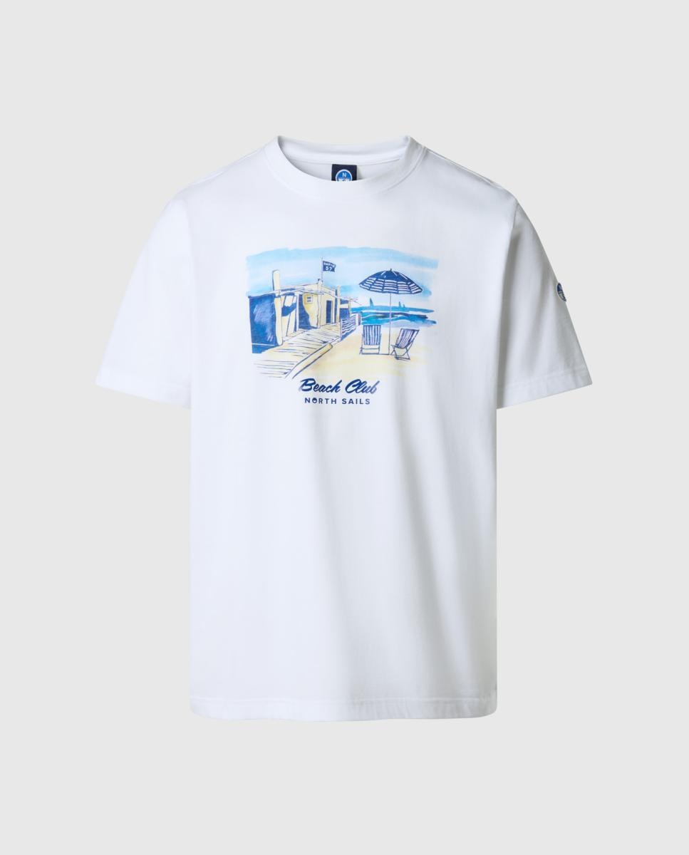 T-shirt com Gola Redonda e Manga Curta Estampado-6