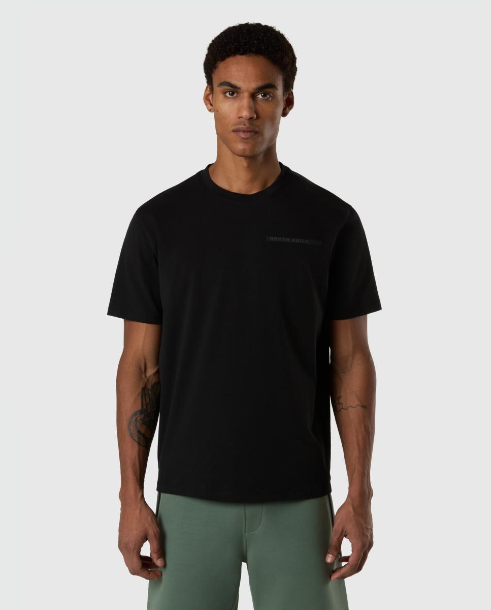 Imagem 0 de T-shirt com Gola Redonda e Manga Curta