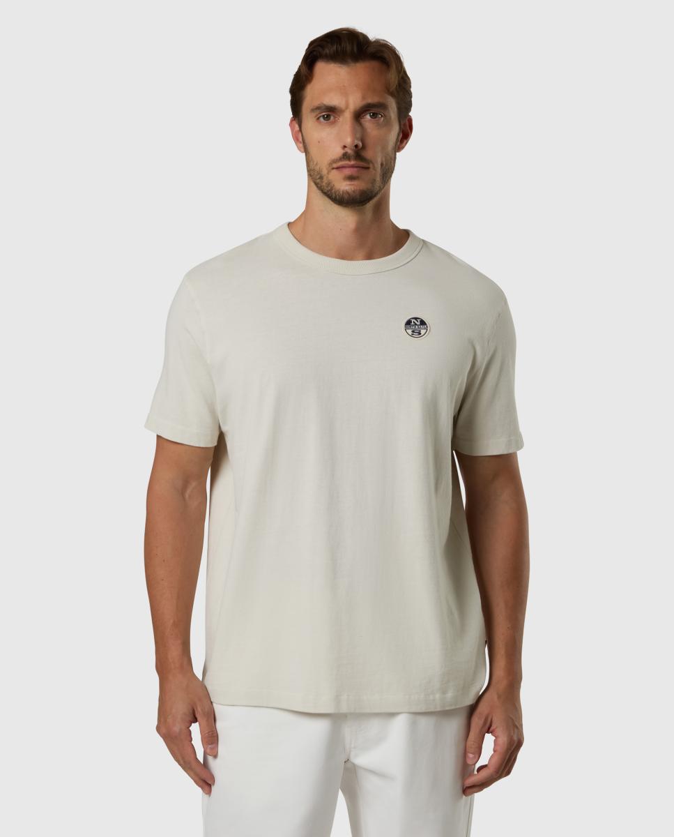 Imagen 1 de Camiseta de hombre cuello redondo y manga corta - North Sails - Blanco Blanco