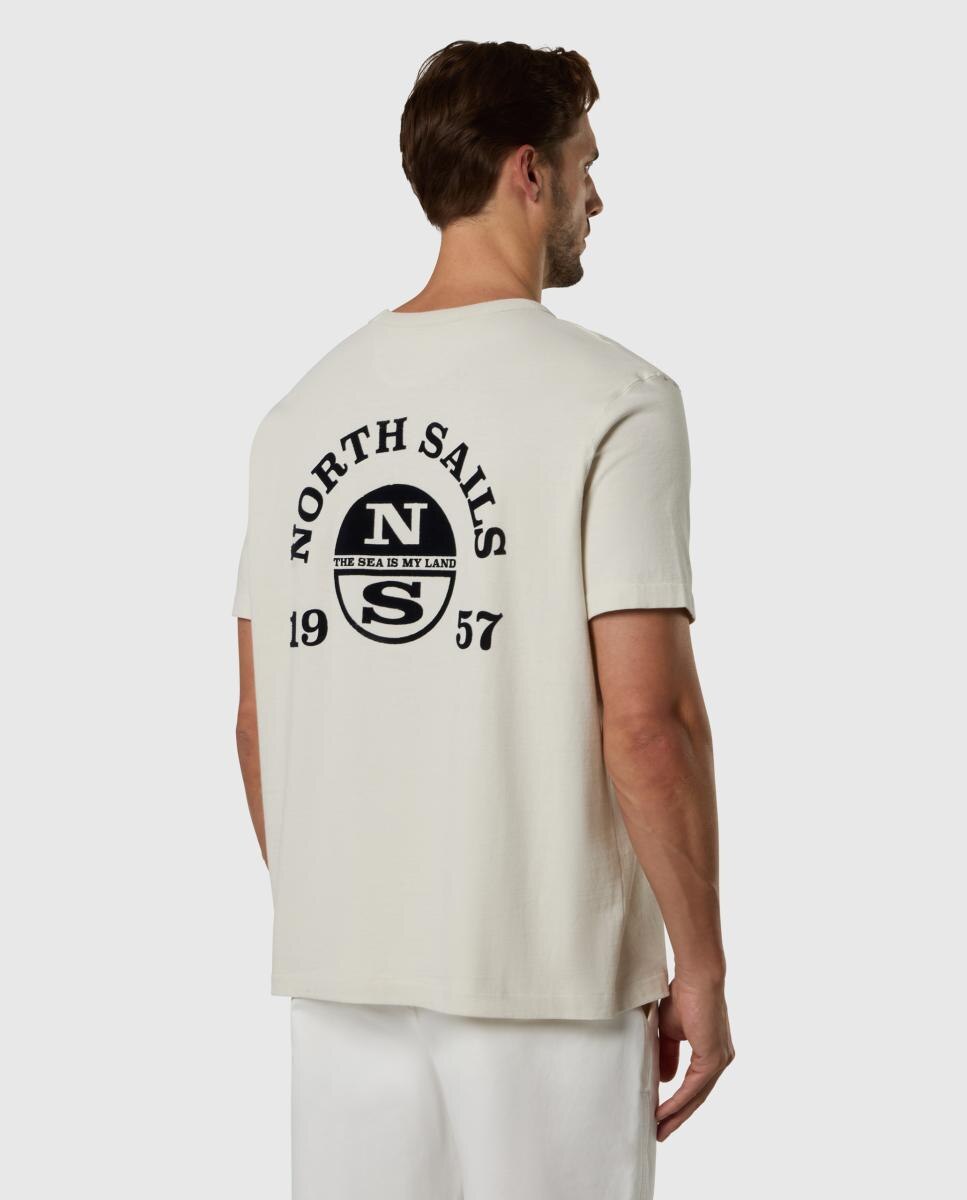 Imagen 2 de Camiseta de hombre cuello redondo y manga corta - North Sails - Blanco Blanco