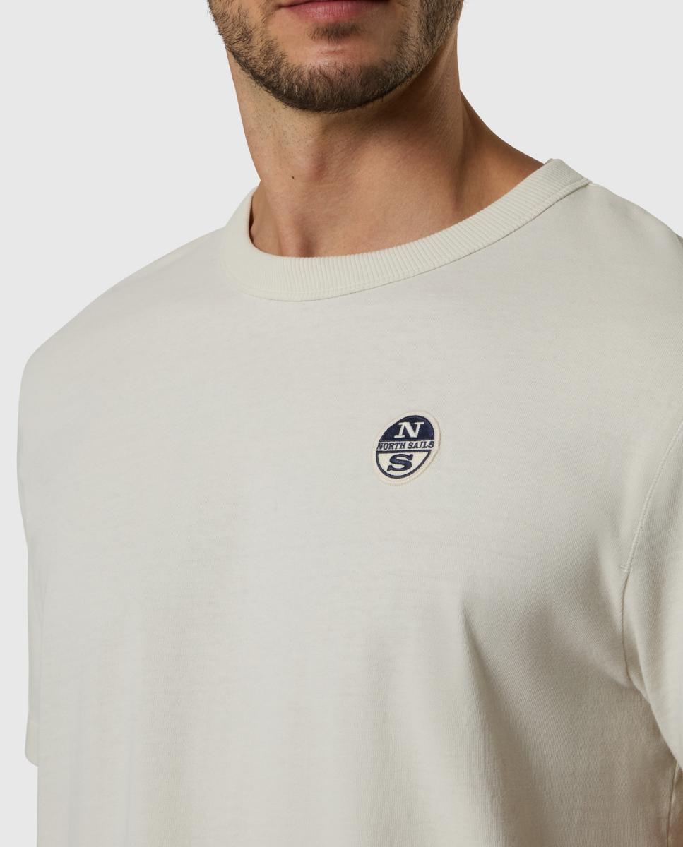 Imagen 3 de Camiseta de hombre cuello redondo y manga corta - North Sails - Blanco Blanco