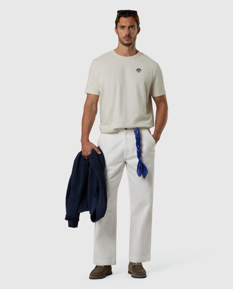 Imagen 6 de Camiseta de hombre cuello redondo y manga corta - North Sails - Blanco Blanco