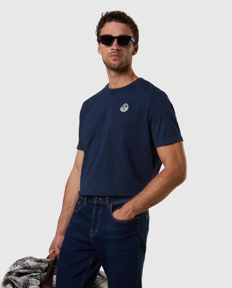 Imagen 5 de Camiseta de hombre cuello redondo y manga corta - North Sails - Azul marino Azul marino
