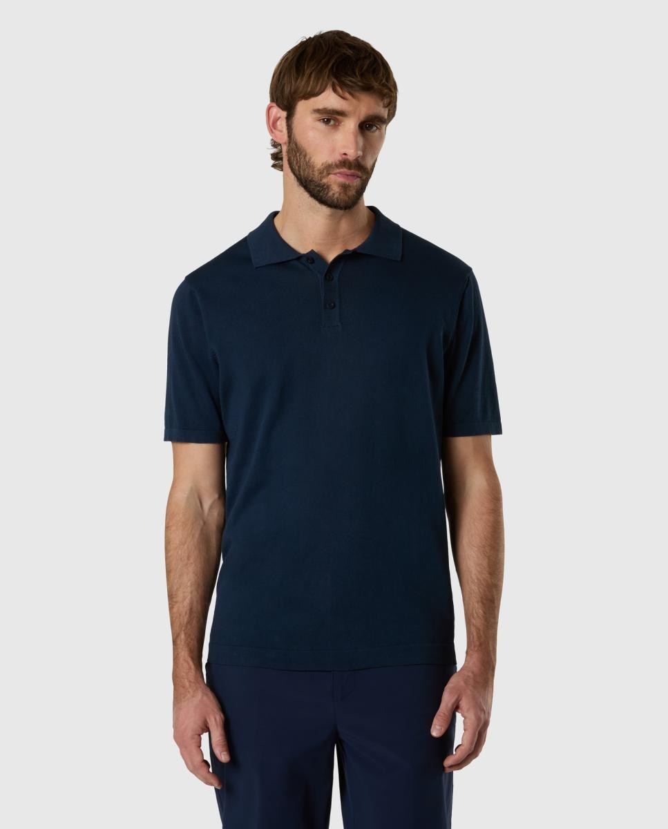 Imagem 0 de Polo de Malha de Algodão Orgânico com Manga Curta