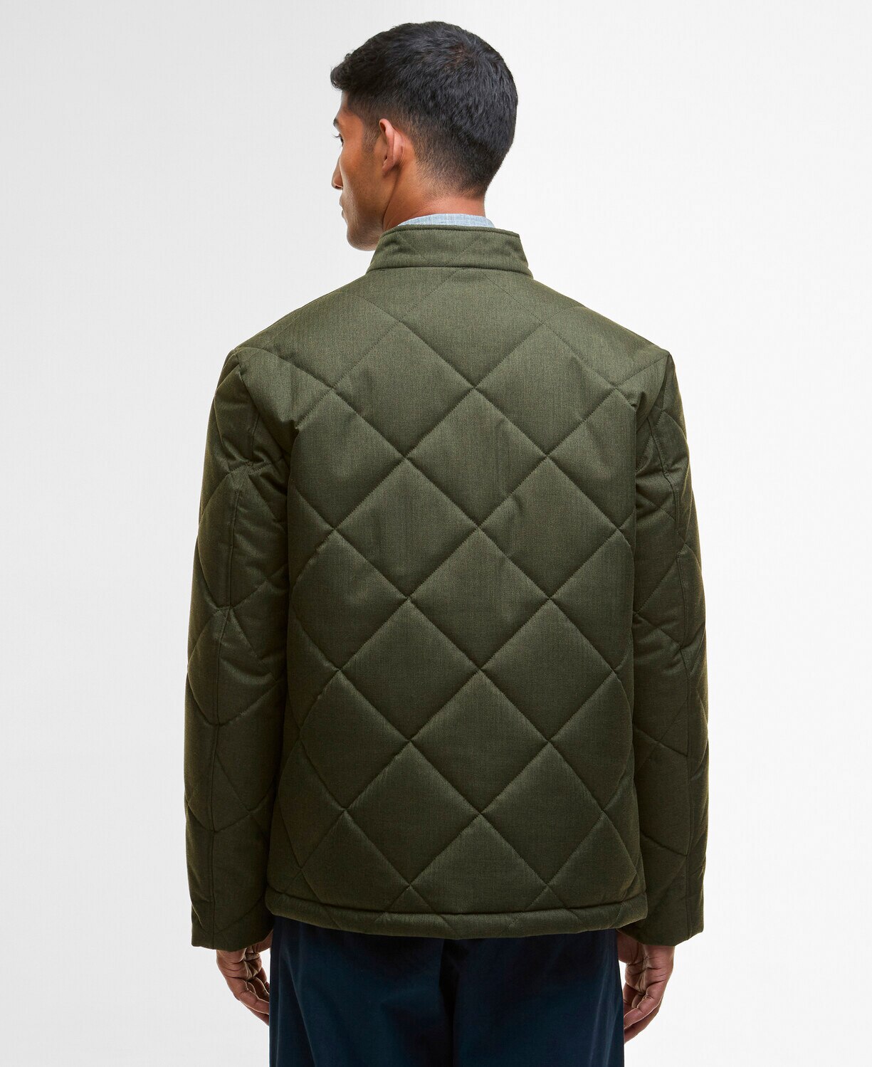 Chaqueta de hombre lisa acolchada - Barbour - Verde Verde-2