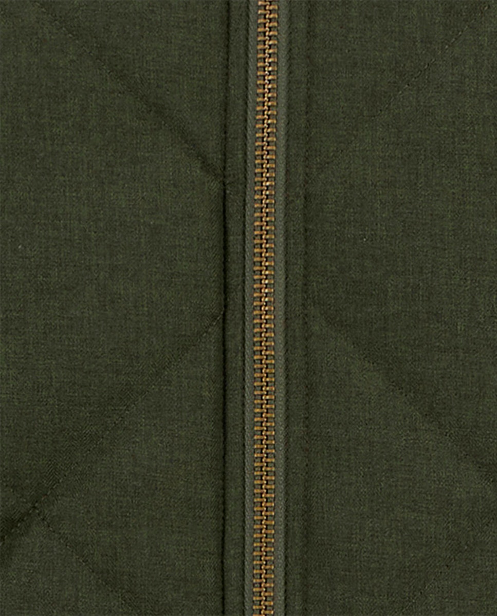 Chaqueta de hombre lisa acolchada - Barbour - Verde Verde-5