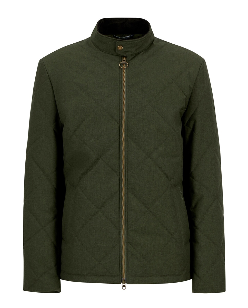 Chaqueta de hombre lisa acolchada - Barbour - Verde Verde-6
