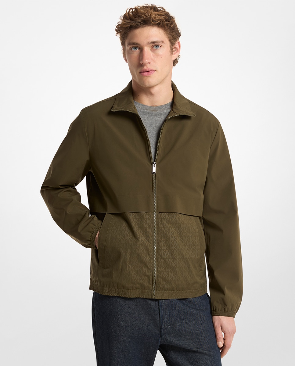 Imagem 0 de Blusão Windbreaker com Estampado de Logótipos MK a Condizer