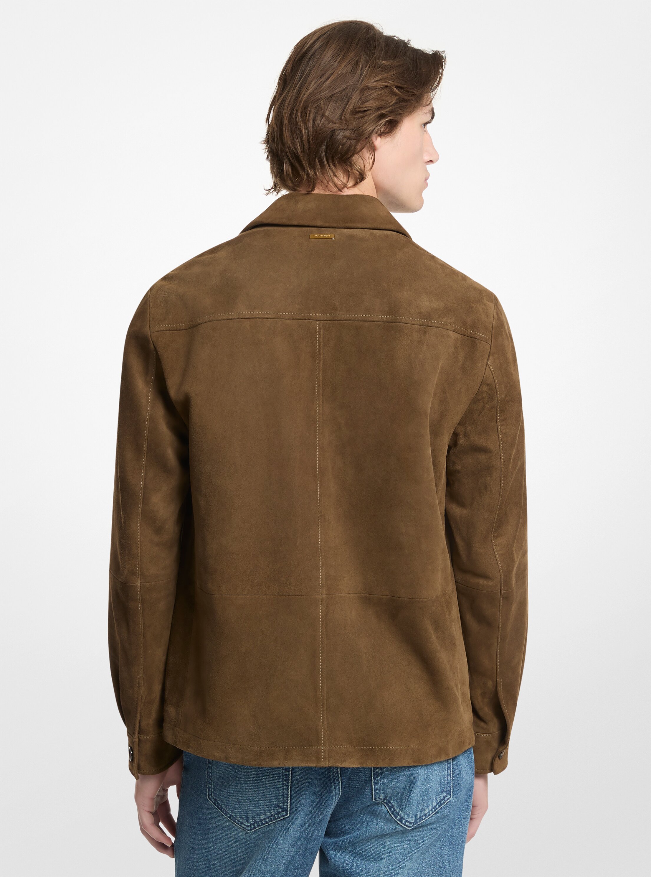 Chaqueta de hombre en ante estilo casual - Michael Kors - Kaki Kaki-2