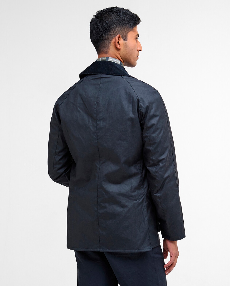 Imagen 2 de Chaqueta de hombre con cierre de cremallera y cuello de pana - Barbour - Azul marino Azul marino