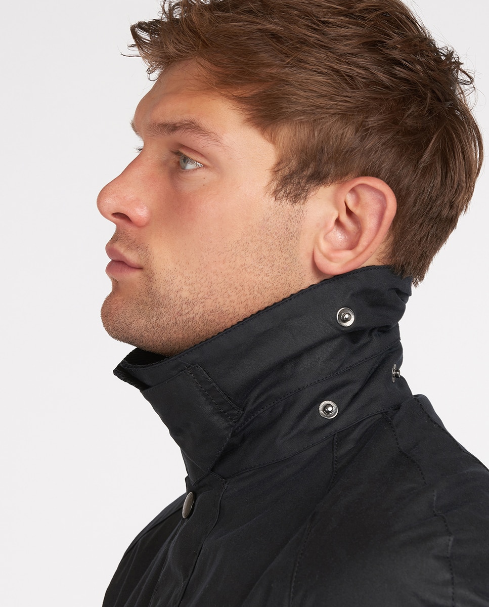 Imagen 5 de Chaqueta de hombre con cierre de cremallera y cuello de pana - Barbour - Azul marino Azul marino