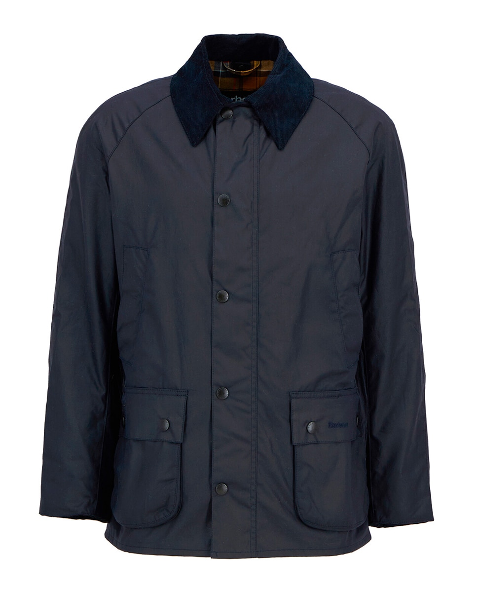 Imagen 9 de Chaqueta de hombre con cierre de cremallera y cuello de pana - Barbour - Azul marino Azul marino
