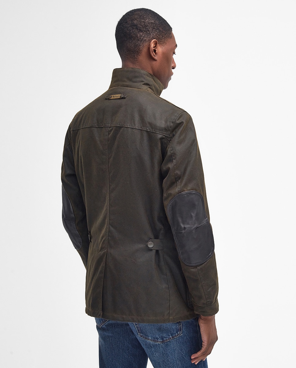Chaqueta de hombre con bolsillos y cuello alto - Barbour - Verde oscuro Verde oscuro-2