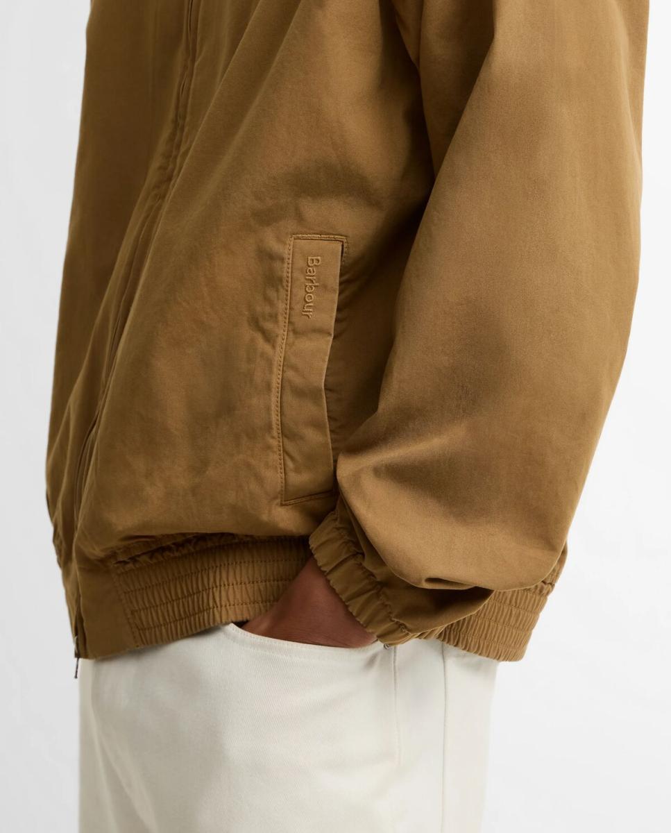 Chaqueta informal de algodón envejecido - Barbour - Camel Camel-4